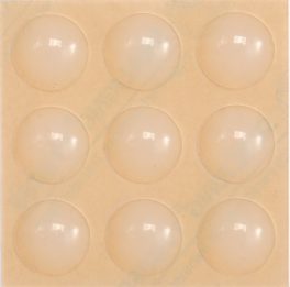 Piciorușe silicon 1.5 cm pentru mobilier 9 buc (cod: 74913)