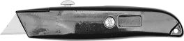 Cutter cu mâner metalic, 61 x 19 mm (cod: 76000)
