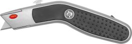 Cutter cu mâner metalic, 61 x 19 mm (cod: 76011)