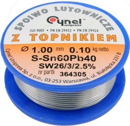 Lipire S-Sn60Pb40 1.0 / 100 (cod: 76810)