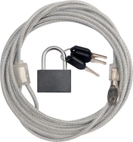 CABLUL DE SECURITATE SI LACAT 3 CHEI, 3m(cod: 77815)