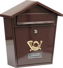 Cutie poștală 380 x 320 x 105 mm maro (cod: 78582)