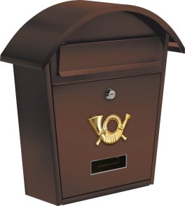 Cutie poștală 380 x 320 x 105 mm maro (cod: 78587)