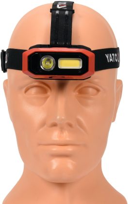 Lanterna LED pentru cap YATO, cu acumulator Li-Ion 3.7 V, 800 Lm (cod: YT-08594) (cod: YT-08594) - imagine 2