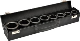 SET 8 CHEI TUBULARE DE IMPACT HEXAGONALE 3/4 '' 22-41 MM CR-MO (cod: YT-1115) (cod: YT-1115) - imagine 3