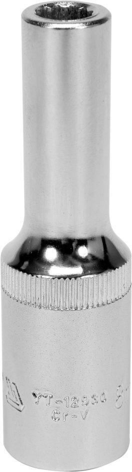Cheie tubulară bihexagonală 1/2" 8 mm adâncă (cod: YT-12930) (cod: YT-12930)