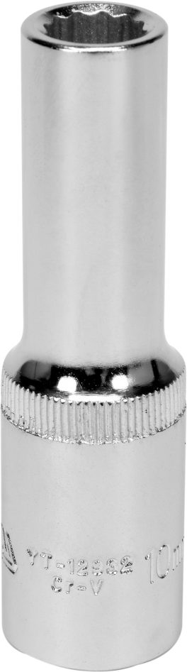 Cheie tubulară bihexagonală 1/2" 10 mm adâncă (cod: YT-12932) (cod: YT-12932)
