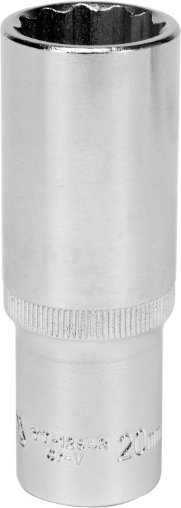 Cheie tubulară bihexagonală 1/2" 20 mm adâncă (cod: YT-12942) (cod: YT-12942)
