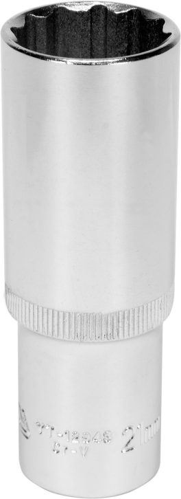 Cheie tubulară bihexagonală 1/2" 21 mm adâncă (cod: YT-12943) (cod: YT-12943)