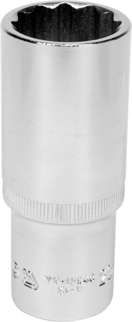 Cheie tubulară bihexagonală 1/2" 23 mm adâncă (cod: YT-12945) (cod: YT-12945)