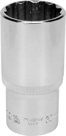 Cheie tubulară bihexagonală 1/2" 30 mm adâncă; (cod: YT-12948) (cod: YT-12948)