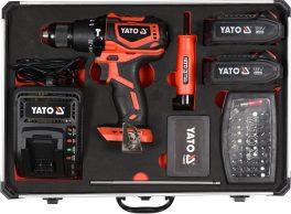Set autofiletanta 18V, 126 pcs, 2 acumulatori(cod: YT-44250) - imagine 2