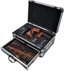 Set autofiletanta 18V, 126 pcs, 2 acumulatori(cod: YT-44250)