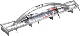 Gletieră aluminiu nivelare cu dinți 450x90 mm (cod: YT-5247) (cod: YT-5247)