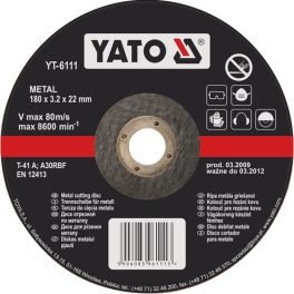 DISC TAIAT METAL 125X3.2X22 MM (cod: YT-6110) - imagine 2