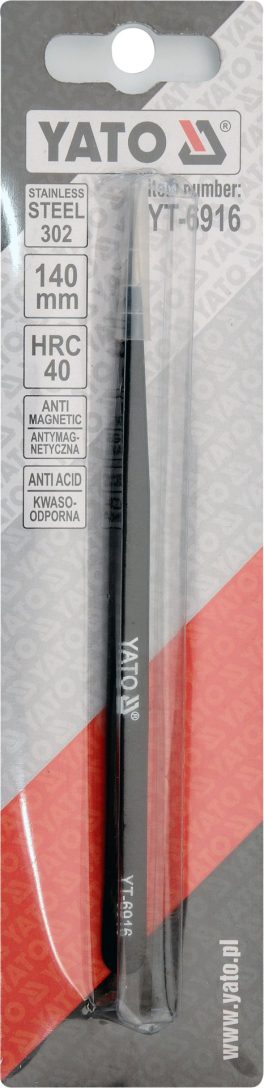 Pensetă oțel 140 mm(cod: YT-6916) - imagine 2