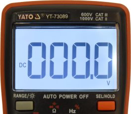 Multimetru digital LCD (cod: YT-73089) (cod: YT-73089) - imagine 3