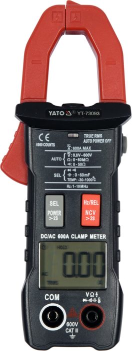 Multimetru digital cu clemă (cod: YT-73093) (cod: YT-73093)