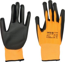 Mănuși de protectie din nylon cu nitril  MĂRIME 10 (cod: YT-74753) (cod: YT-74753) - imagine 2