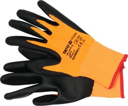 Mănuși de protectie din nylon cu nitril MĂRIME 8 (cod: YT-74754) (cod: YT-74754)