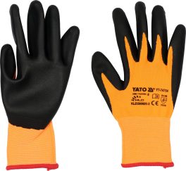 Mănuși de protectie din nylon cu nitril MĂRIME 8 (cod: YT-74754) (cod: YT-74754) - imagine 2