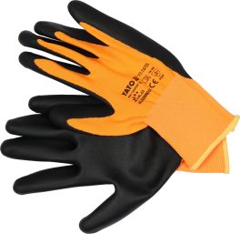 Mănuși de protectie din nylon cu nitril mărimea 9  (cod: YT-74755) (cod: YT-74755)
