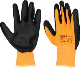 Mănuși de protectie din nylon cu nitril mărimea 9  (cod: YT-74755) (cod: YT-74755) - imagine 2