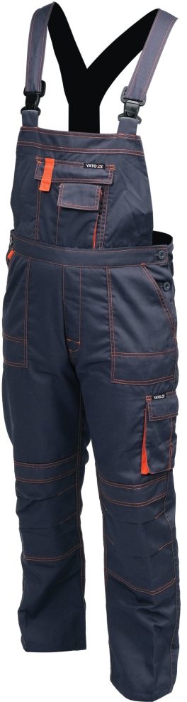 PANTALONI DE LUCRU CU PIEPTAR, M (cod: YT-80408) - imagine 4