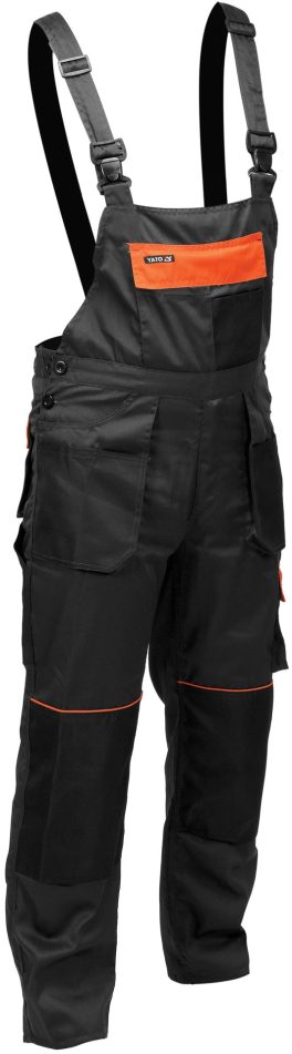 Pantaloni de lucru cu pieptar, L(cod: YT-80914) - imagine 2