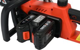 Fierastrau electric (drujba) cu acumulator YATO 2X18V 2X2Ah Li-Ion lama 35cm (cod: YT-82812) - imagine 3
