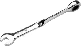 Cheie combinată răsucită cu clichet 10 mm (cod: YT-01872) - imagine 2