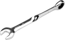 Cheie combinată răsucită cu clichet 19 mm (cod: YT-01881) - imagine 2