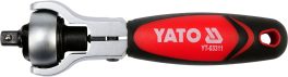 Antrenor rabatabil cu clichet pentru biți și chei tubulare de 1/4" (cod: YT-03311) - imagine 4