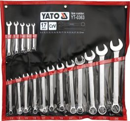 SET 17 CHEI COMBINATE SATINAT 8-32 MM (cod: YT-0363)