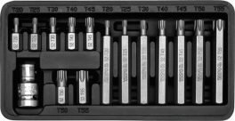 SET BITI TORX 15 PIESE (cod: YT-0411)