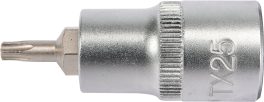 Bit torx T25 cu adaptor 1/2" 55 mm (cod: YT-04311) - imagine 2