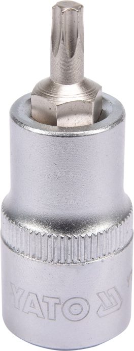 Bit torx T27 cu adaptor 1/2" 55 mm (cod: YT-04312)