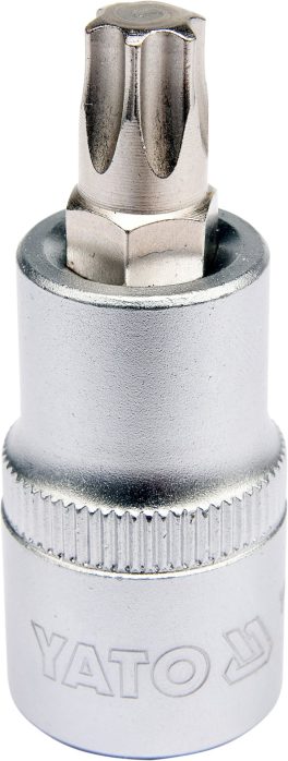 Bit torx T50 cu adaptor 1/2" 55 mm (cod: YT-04316)