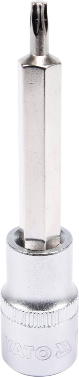 BIT TORX CU ADAPTATOR 1/2", T25,100MM (cod: YT-04321)