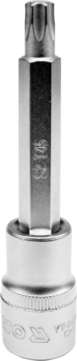 ADAPTATOR BIT TORX CU 1/2", T45,100MM (cod: YT-04325)