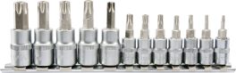 Set 12 biți torx cu gaură (tamperproof)(cod: YT-04332)