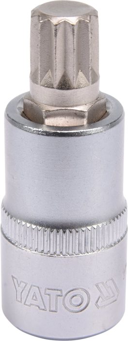 BIT SPLINE M12, ADAPTATOR CU 1/2 ", 55MM (cod: YT-04344)