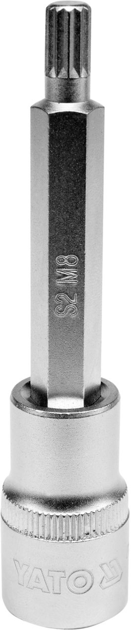 ADAPTATOR BIT SPLINE CU 1/2", M8,100MM (cod: YT-04352)
