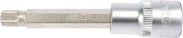 BIT SPLINE CU ADAPTATOR 1/2", M10,100MM (cod: YT-04353) - imagine 2