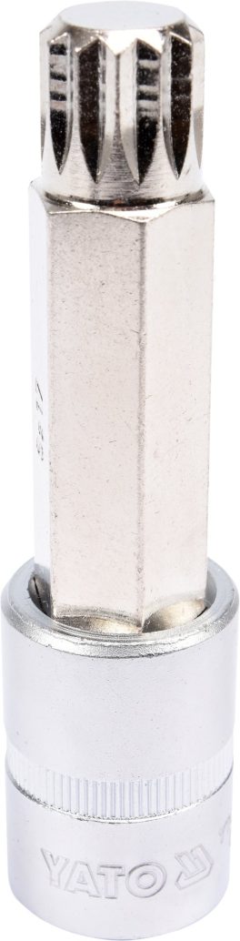 BIT SPLINE CU ADAPTATOR 1/2", M17,100MM (cod: YT-04357)