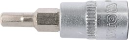 Bit hexagonal 4 mm cu adaptor 37 mm 1/4" (cod: YT-04371) - imagine 2