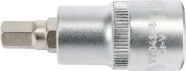 Bit hex 8 mm cu adaptor 1/2" 55 mm (cod: YT-04384) - imagine 2