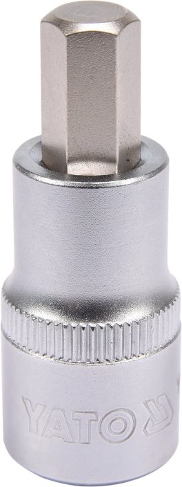 Bit hex 10 mm cu adaptor 1/2" 55 mm (cod: YT-04385)