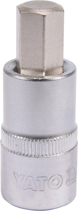 Bit hex 12 mm cu adaptor 1/2" 55 mm (cod: YT-04386)