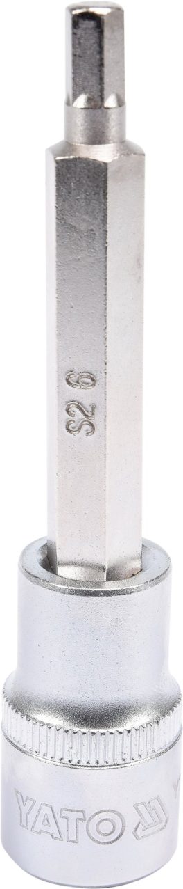 BIT HEXAGONAL. ADAPTATOR 1/2  6X100MM (cod: YT-04392)